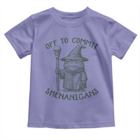 Wizard Frog Toddler T Shirt Funny Off to Commit Shenanigans