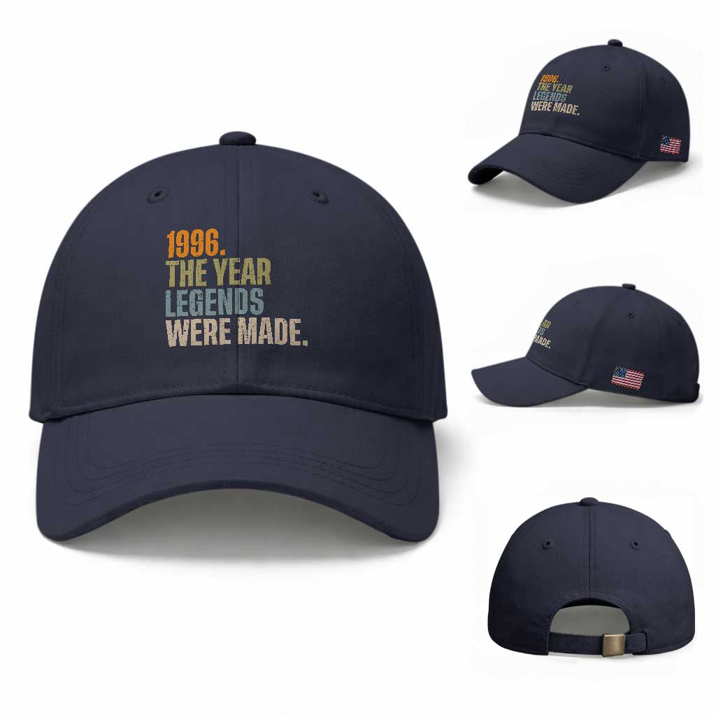 30th Birthday Gift For Men Baseball Cap Vintage 1996 30 Years Old Birthday