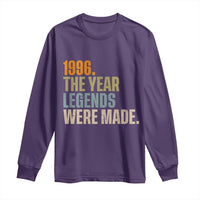 30th Birthday Gift For Men Long Sleeve Shirt Vintage 1996 30 Years Old Birthday