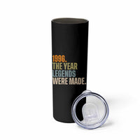 30th Birthday Gift For Men Skinny Tumbler Vintage 1996 30 Years Old Birthday