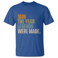 90th Birthday Gift For Men T Shirt Vintage 1936 90 Years Old Birthday