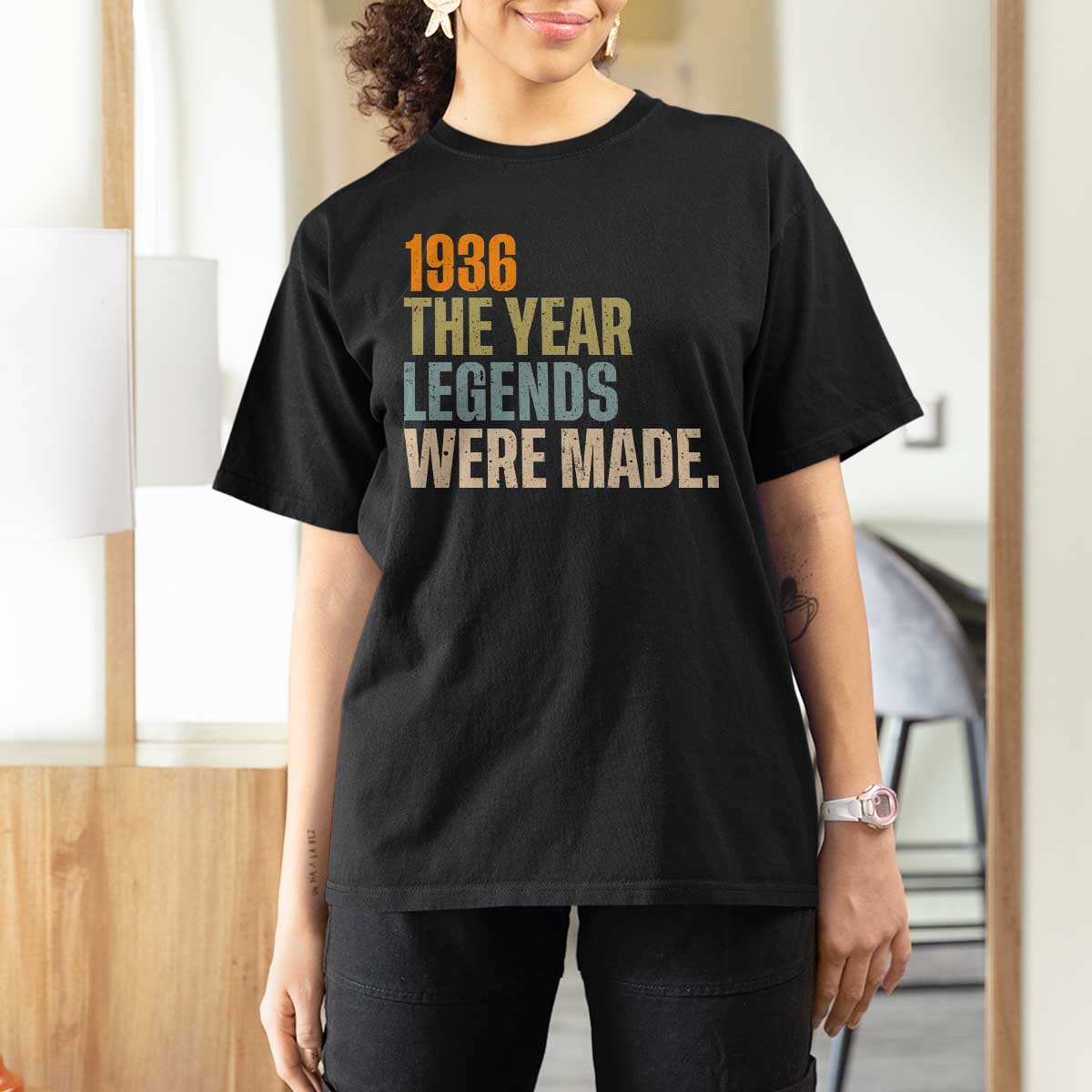90th Birthday Gift For Men T Shirt For Women Vintage 1936 90 Years Old Birthday
