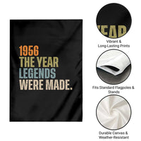 70th Birthday Gift For Men Garden Flag Vintage 1956 70 Years Old Birthday