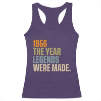70th Birthday Gift For Men Racerback Tank Top Vintage 1956 70 Years Old Birthday