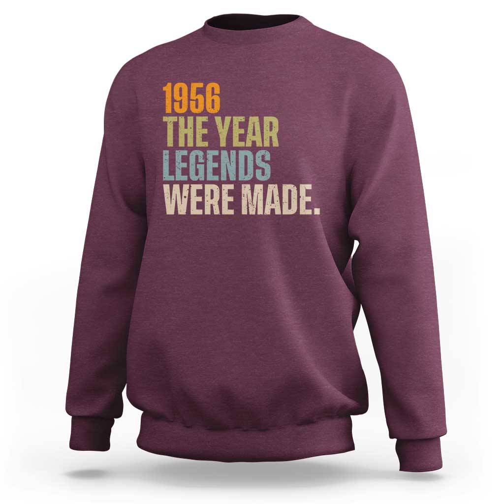 70th Birthday Gift For Men Sweatshirt Vintage 1956 70 Years Old Birthday