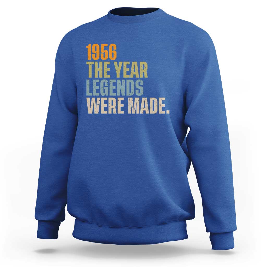 70th Birthday Gift For Men Sweatshirt Vintage 1956 70 Years Old Birthday