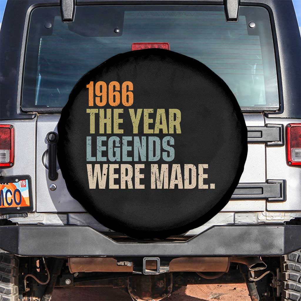60th Birthday Gift For Men Spare Tire Cover Vintage 1966 60 Years Old Birthday