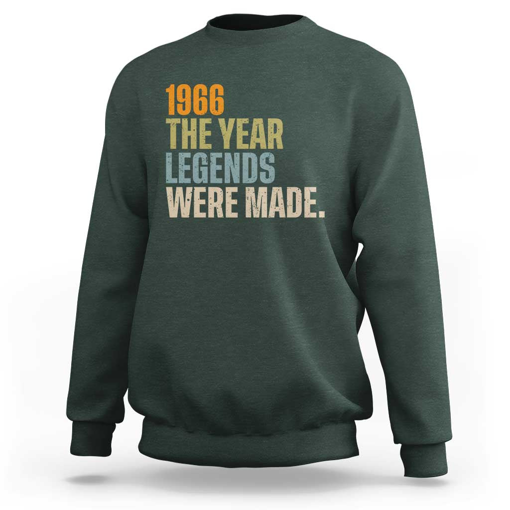 60th Birthday Gift For Men Sweatshirt Vintage 1966 60 Years Old Birthday