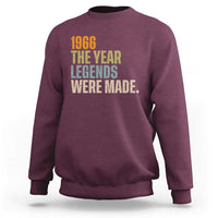 60th Birthday Gift For Men Sweatshirt Vintage 1966 60 Years Old Birthday