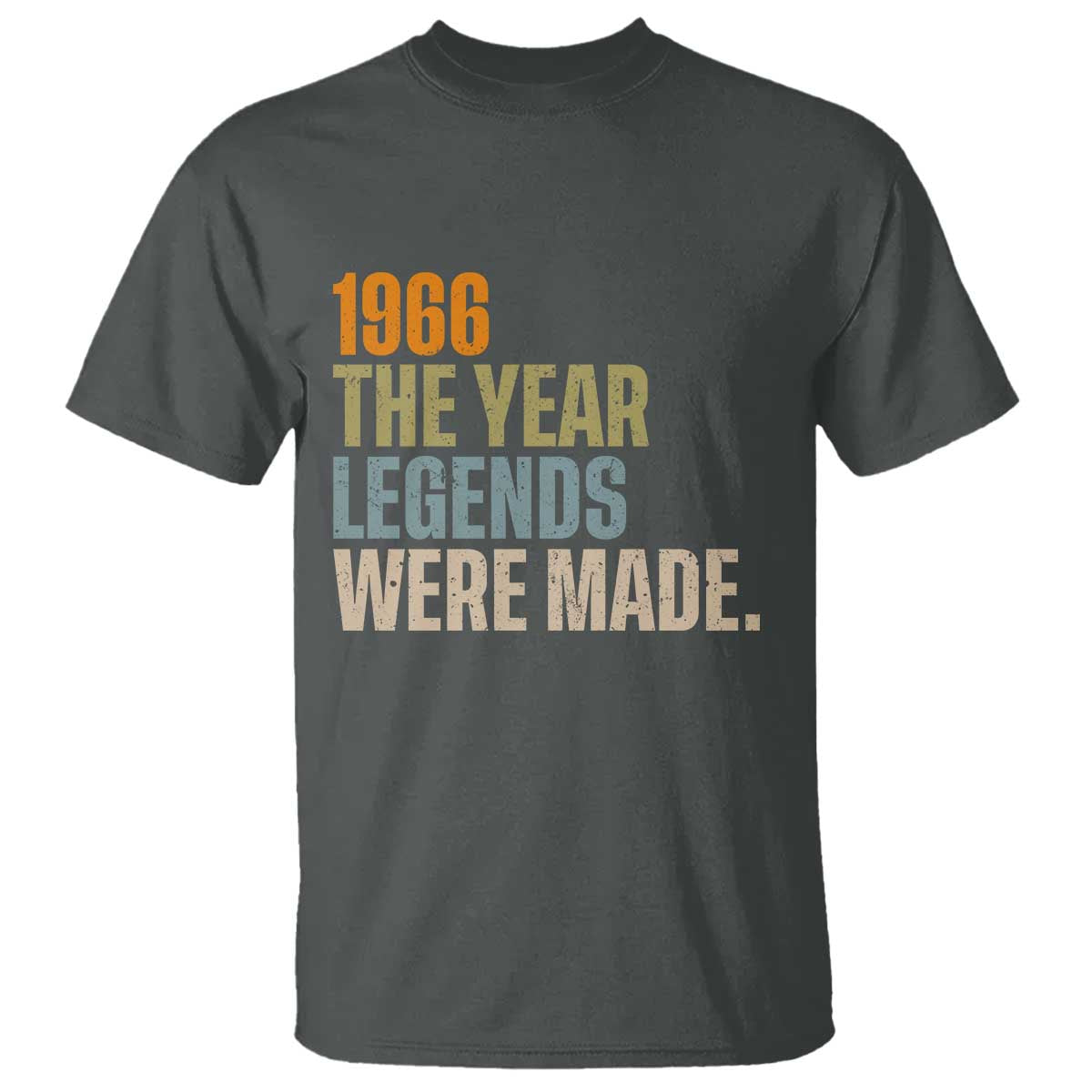 60th Birthday Gift For Men T Shirt Vintage 1966 60 Years Old Birthday