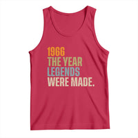 60th Birthday Gift For Men Tank Top Vintage 1966 60 Years Old Birthday
