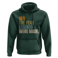 50th Birthday Gift For Men Hoodie Vintage 1976 50 Years Old Birthday