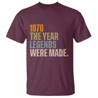 50th Birthday Gift For Men T Shirt Vintage 1976 50 Years Old Birthday