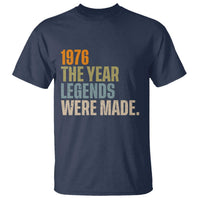 50th Birthday Gift For Men T Shirt Vintage 1976 50 Years Old Birthday