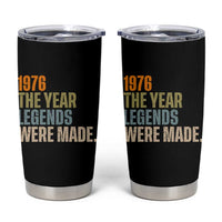50th Birthday Gift For Men Tumbler Cup Vintage 1976 50 Years Old Birthday