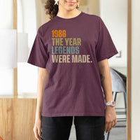40th Birthday Gift For Men T Shirt For Women Vintage 1986 40 Years Old Birthday