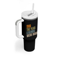 40th Birthday Gift For Men Tumbler With Handle Vintage 1986 40 Years Old Birthday