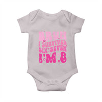 8th Birthday Girls Baby Onesie Bruh I Survived 67 Im 8 Year Old Six Seven
