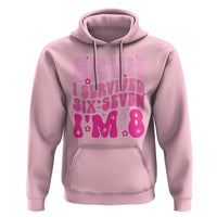 8th Birthday Girls Hoodie Bruh I Survived 67 Im 8 Year Old Six Seven