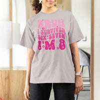 8th Birthday Girls T Shirt For Women Bruh I Survived 67 Im 8 Year Old Six Seven