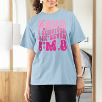 8th Birthday Girls T Shirt For Women Bruh I Survived 67 Im 8 Year Old Six Seven