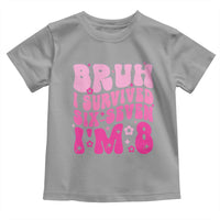 8th Birthday Girls Toddler T Shirt Bruh I Survived 67 Im 8 Year Old Six Seven