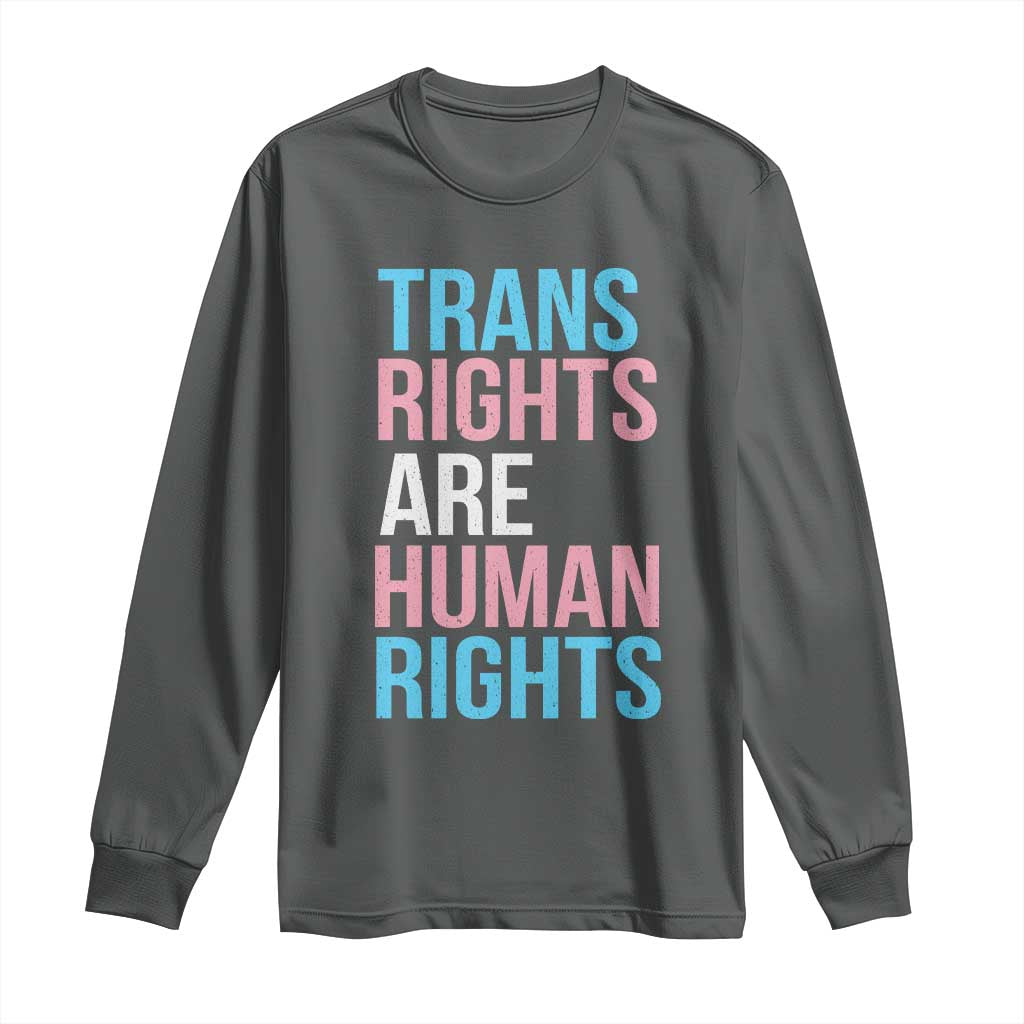 Trans Rights Long Sleeve Shirt Human Rights Transgender Pride Gender Equality