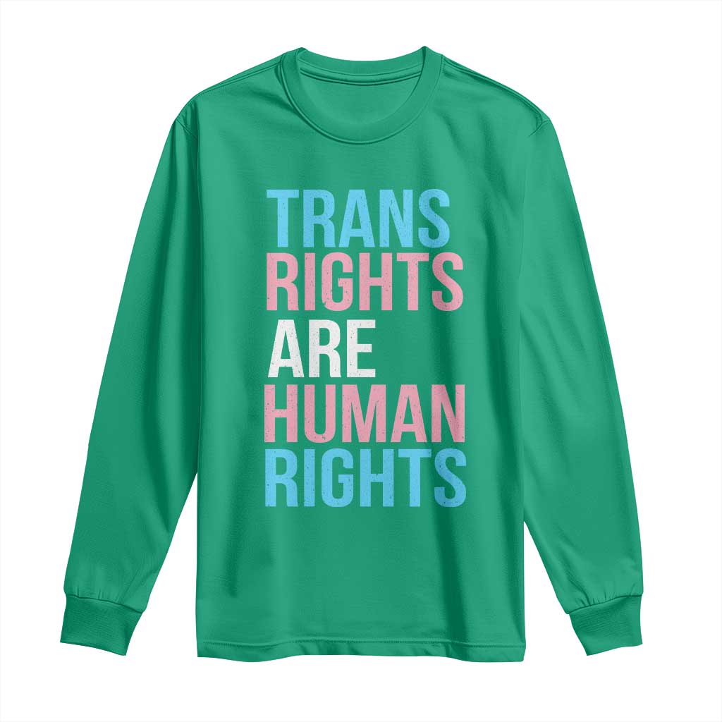 Trans Rights Long Sleeve Shirt Human Rights Transgender Pride Gender Equality