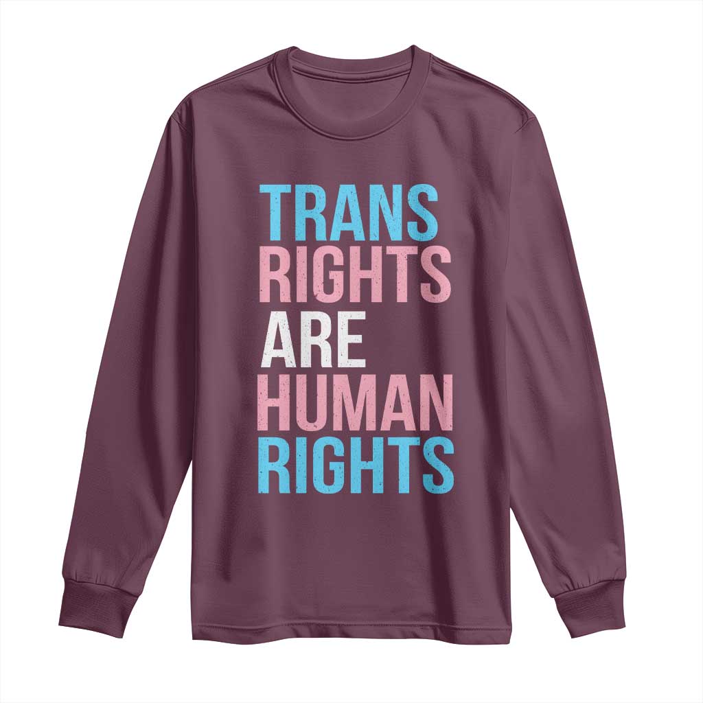 Trans Rights Long Sleeve Shirt Human Rights Transgender Pride Gender Equality
