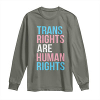Trans Rights Long Sleeve Shirt Human Rights Transgender Pride Gender Equality