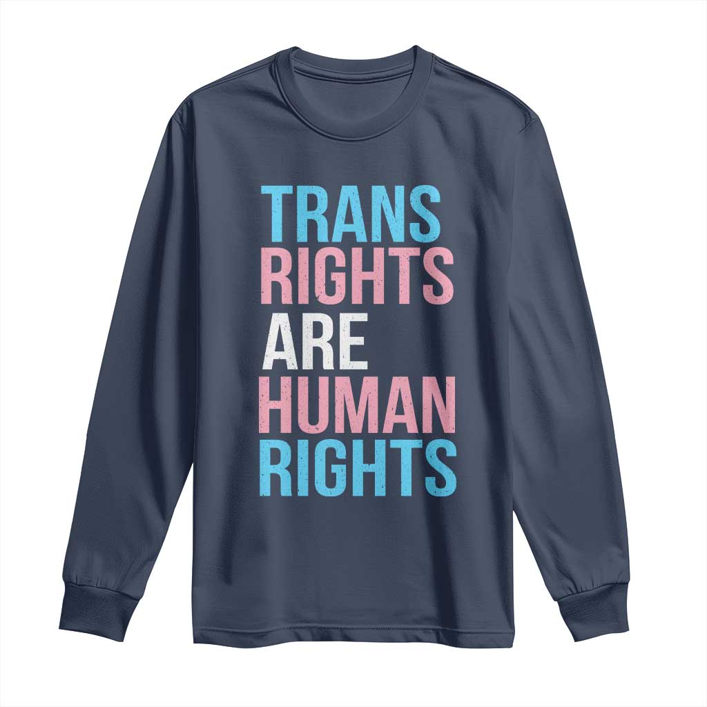 Trans Rights Long Sleeve Shirt Human Rights Transgender Pride Gender Equality