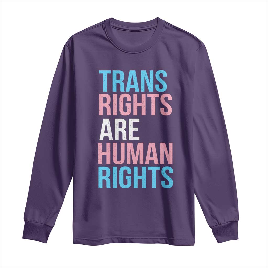 Trans Rights Long Sleeve Shirt Human Rights Transgender Pride Gender Equality