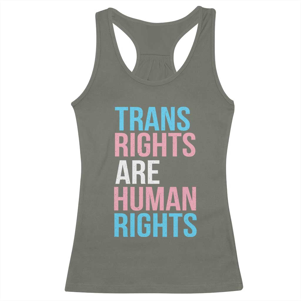 Trans Rights Racerback Tank Top Human Rights Transgender Pride Gender Equality