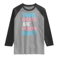 Trans Rights Raglan Shirt Human Rights Transgender Pride Gender Equality