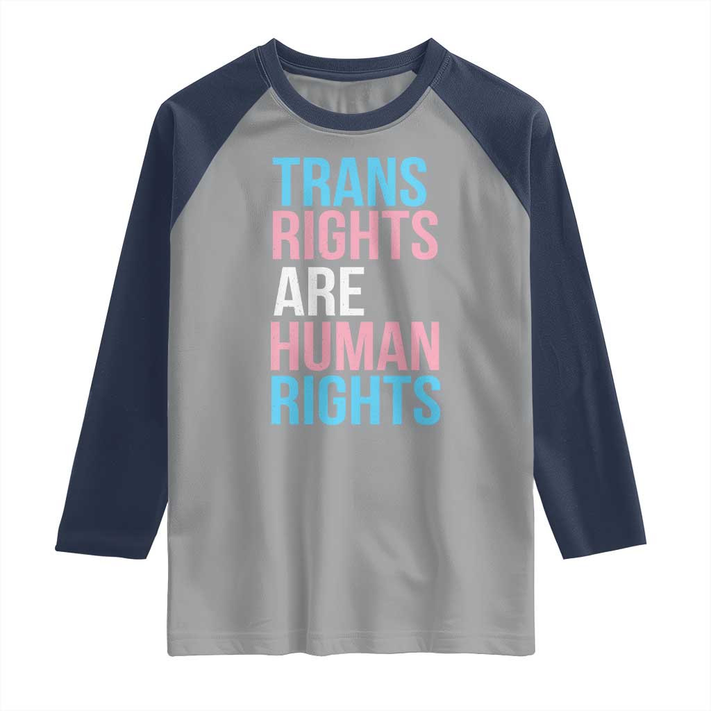 Trans Rights Raglan Shirt Human Rights Transgender Pride Gender Equality