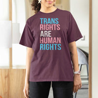 Trans Rights T Shirt For Women Human Rights Transgender Pride Gender Equality