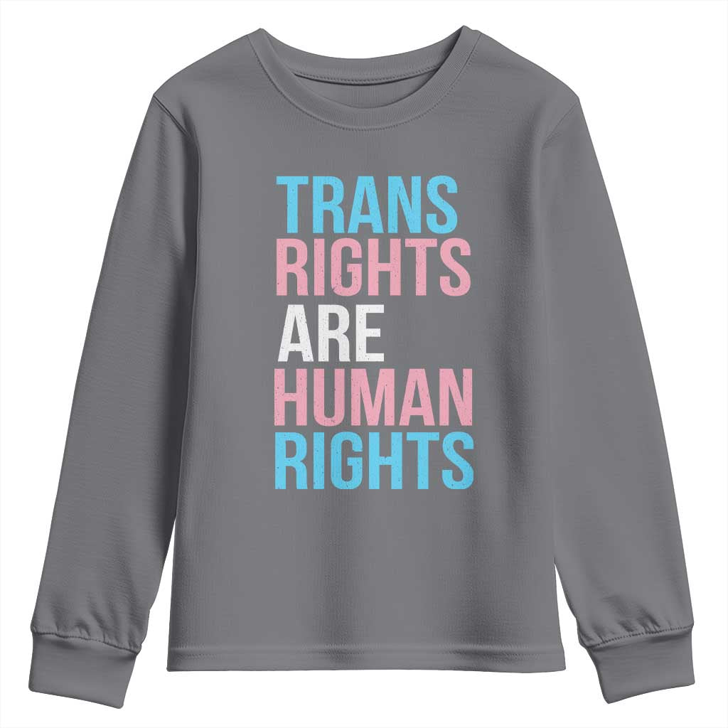 Trans Rights Youth Sweatshirt Human Rights Transgender Pride Gender Equality