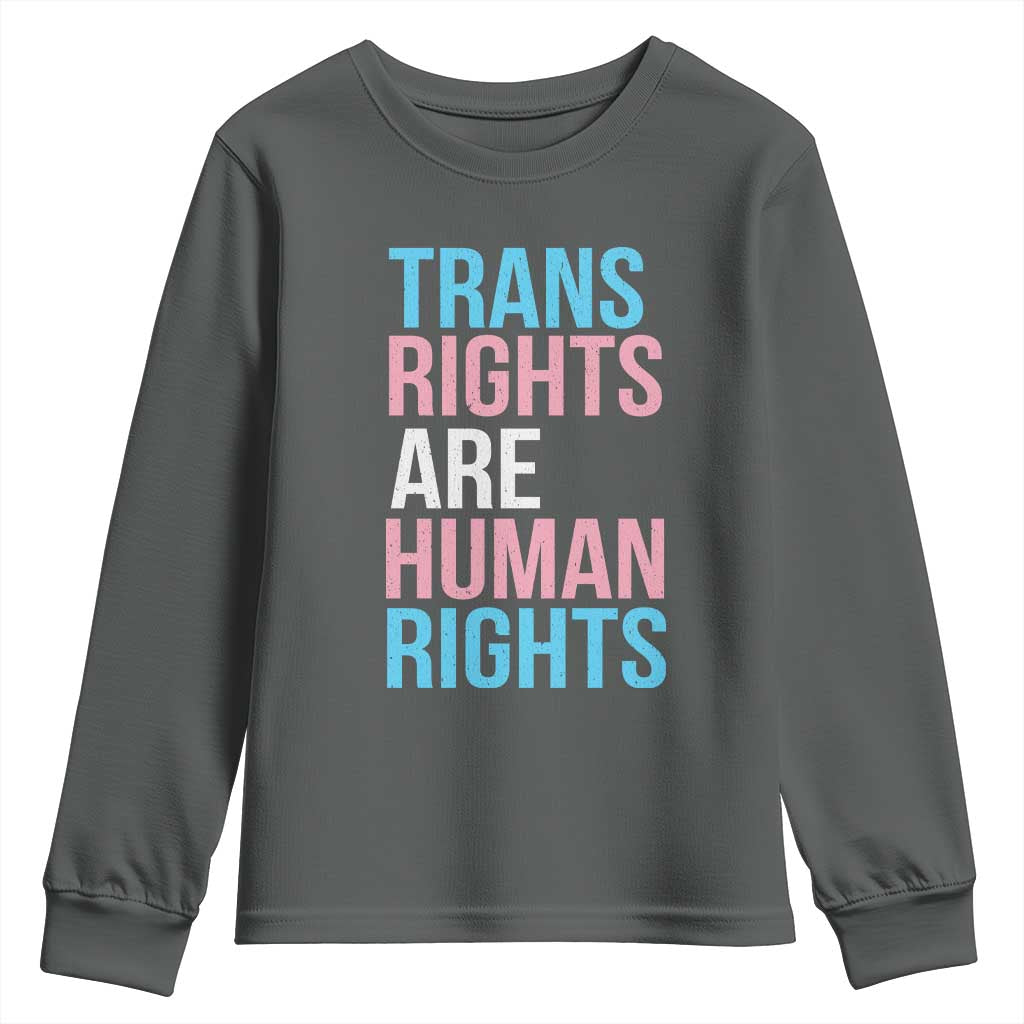 Trans Rights Youth Sweatshirt Human Rights Transgender Pride Gender Equality