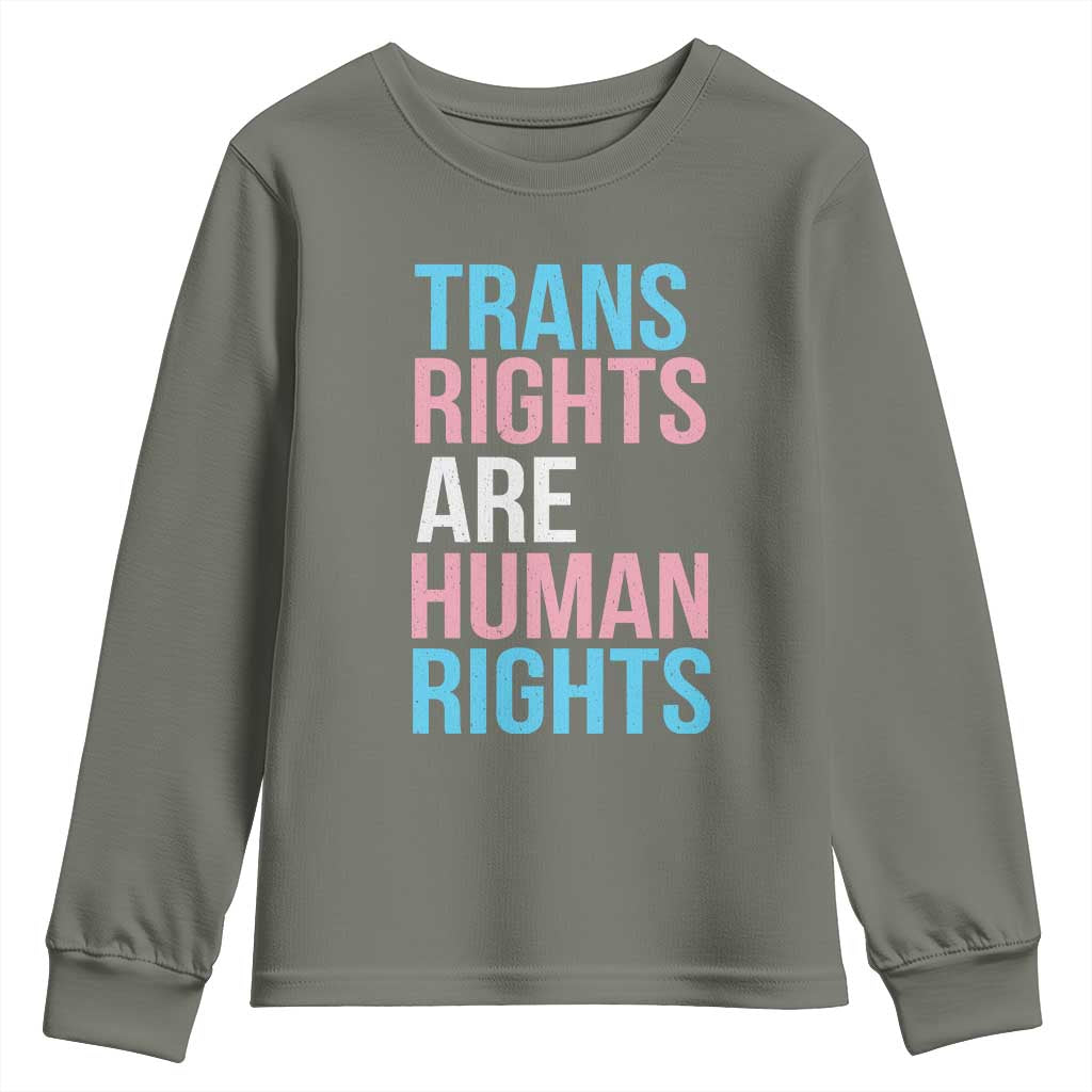 Trans Rights Youth Sweatshirt Human Rights Transgender Pride Gender Equality
