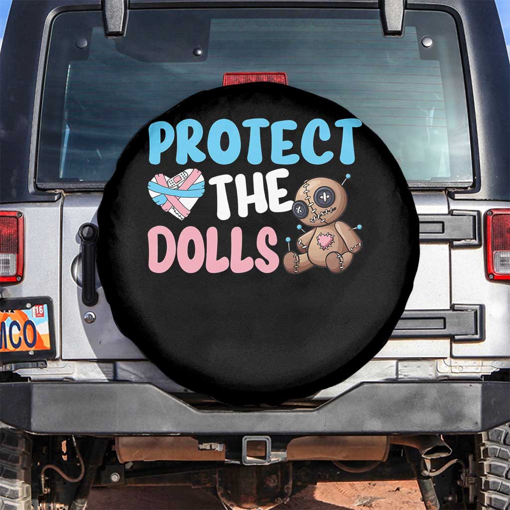 Protect The Dolls Spare Tire Cover Transgender Trans Pride