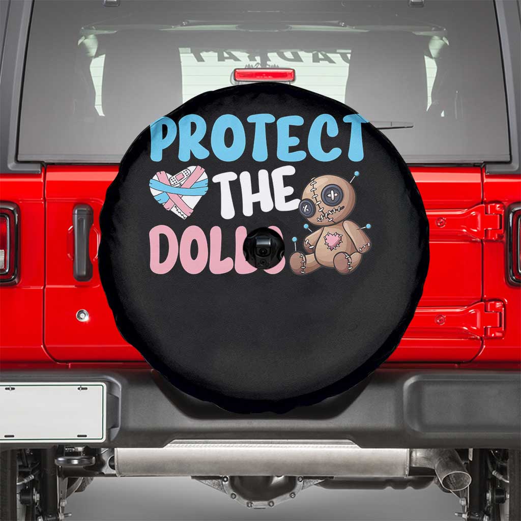 Protect The Dolls Spare Tire Cover Transgender Trans Pride