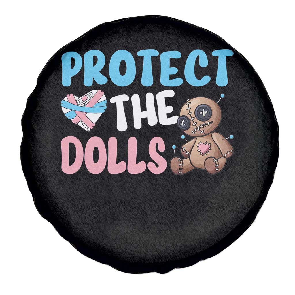Protect The Dolls Spare Tire Cover Transgender Trans Pride