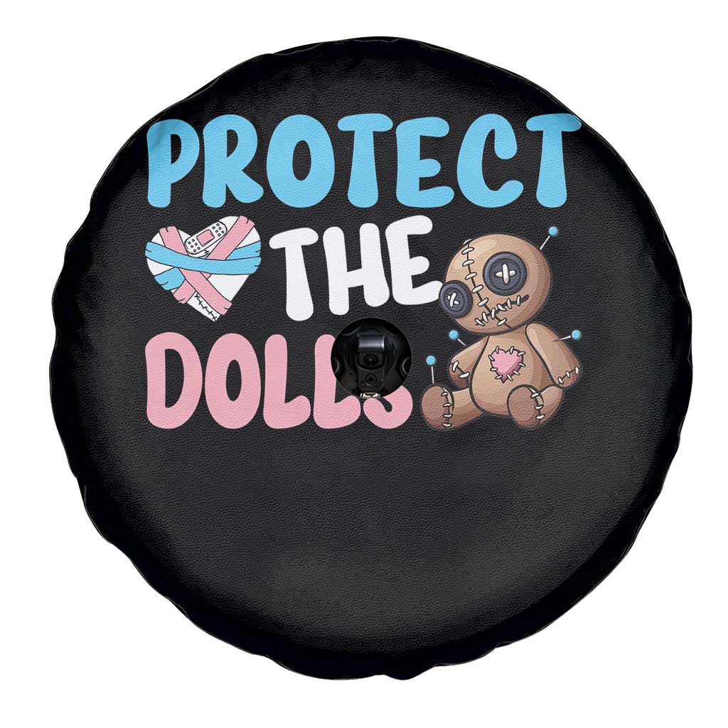 Protect The Dolls Spare Tire Cover Transgender Trans Pride