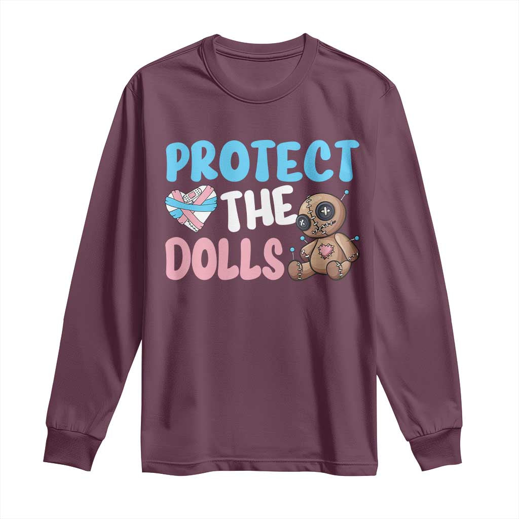 Protect The Dolls Long Sleeve Shirt Transgender Trans Pride