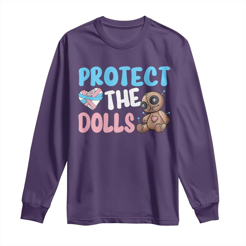 Protect The Dolls Long Sleeve Shirt Transgender Trans Pride
