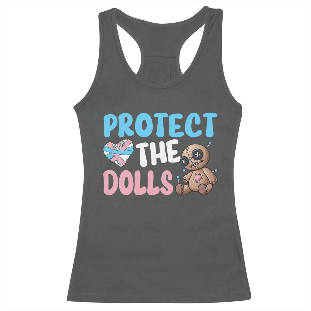 Protect The Dolls Racerback Tank Top Transgender Trans Pride