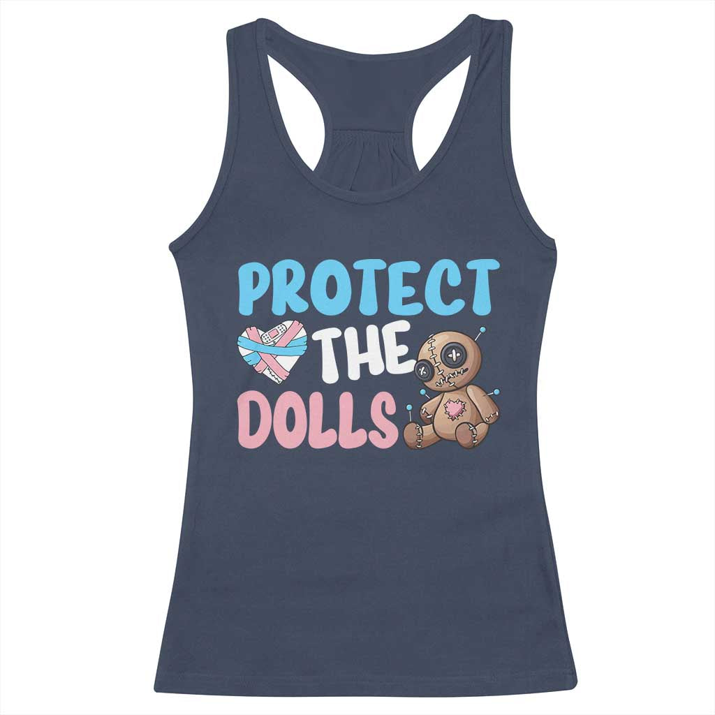 Protect The Dolls Racerback Tank Top Transgender Trans Pride