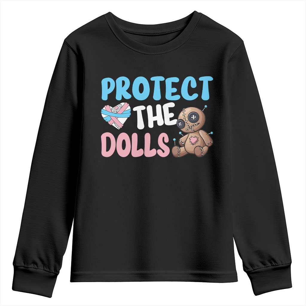 Protect The Dolls Youth Sweatshirt Transgender Trans Pride