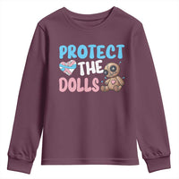 Protect The Dolls Youth Sweatshirt Transgender Trans Pride