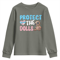 Protect The Dolls Youth Sweatshirt Transgender Trans Pride